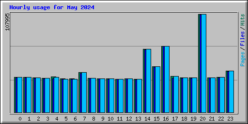 Hourly usage for May 2024
